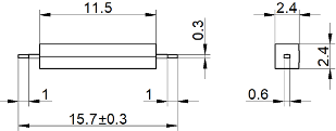 Flat Straight Pin
