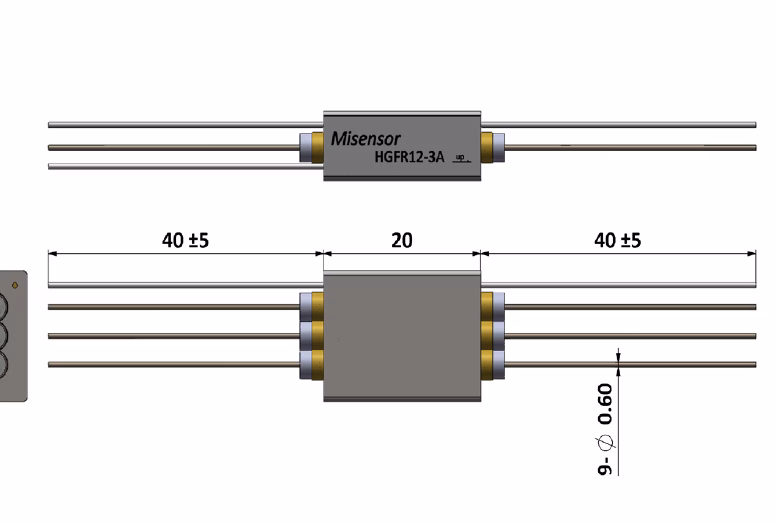 3 Channels 5V Mercury Wetted Relay HGFR05-3A - Hgfr05 3a