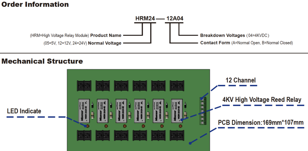 4kv Reed Relay Module