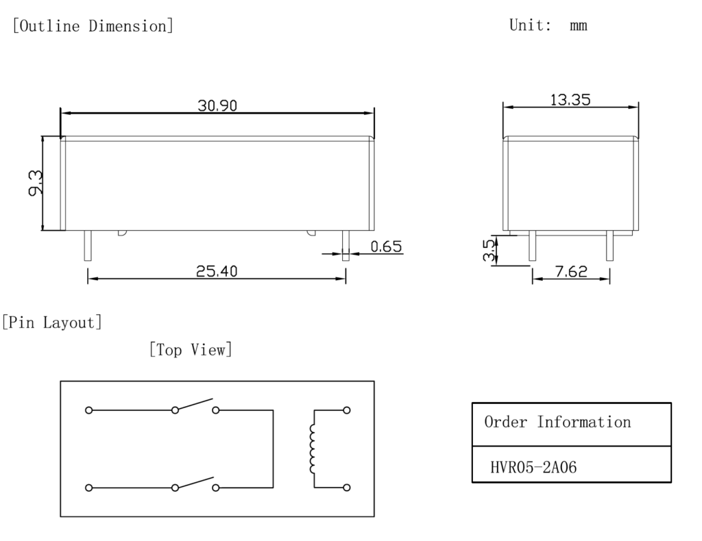 6kv reed relay