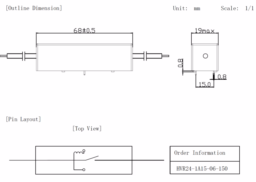 MiRelay HVR12-1A15-06-150
