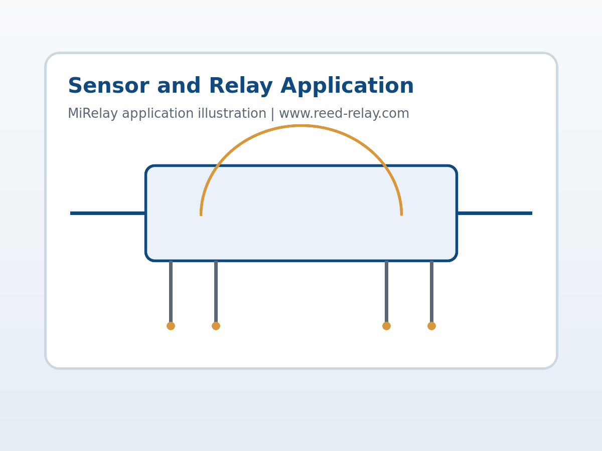 Reed Relay Circuit Principle