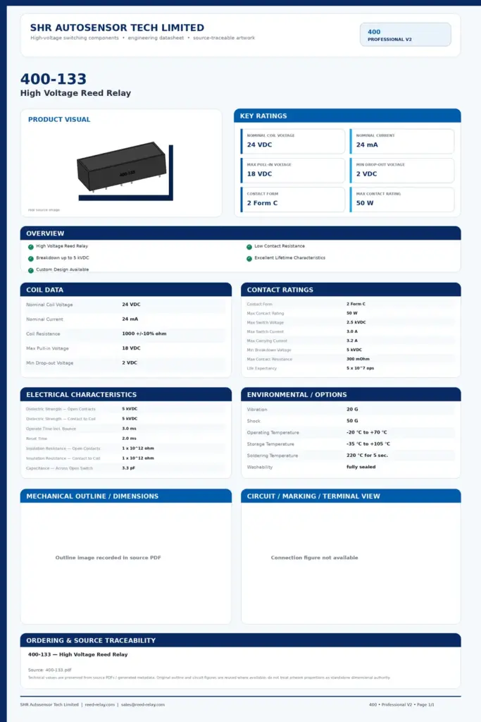 400-133 professional datasheet preview