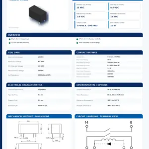 DIL-2A12 professional datasheet preview