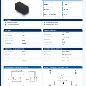 DIL-2A12B professional datasheet preview