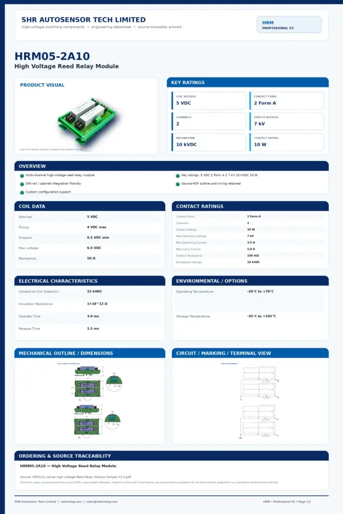 HRM05-2A10 professional datasheet preview