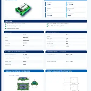 HRM05-2B10 professional datasheet preview