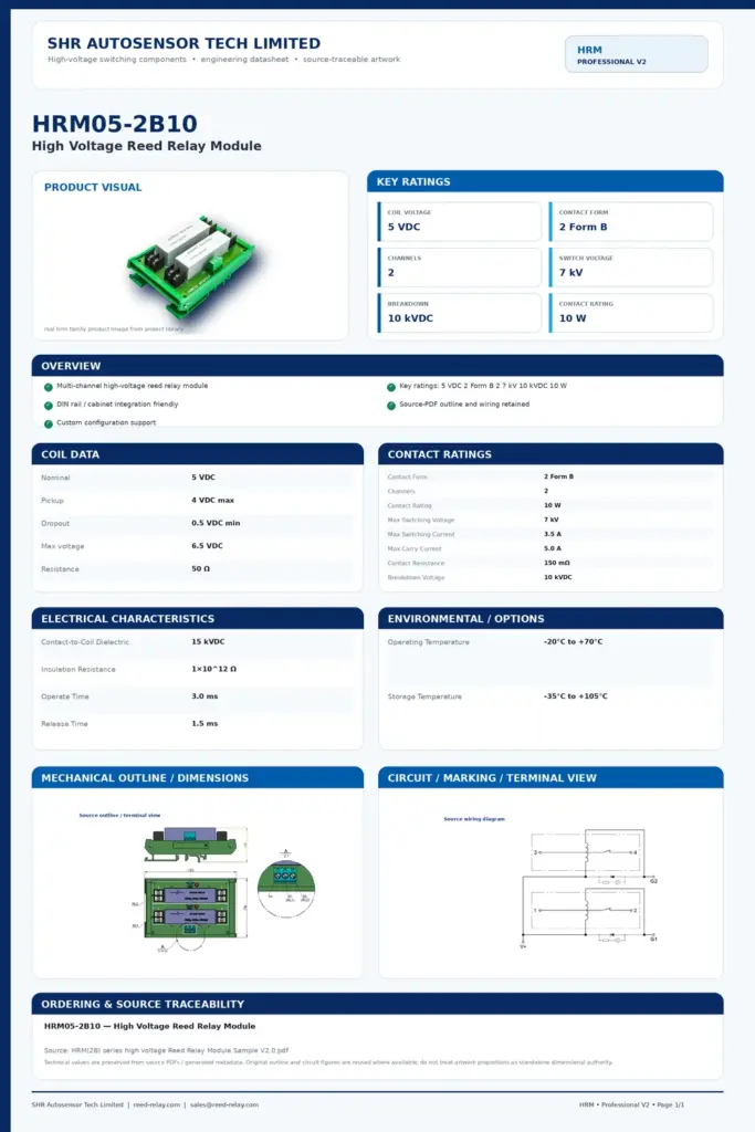 HRM05-2B10 professional datasheet preview