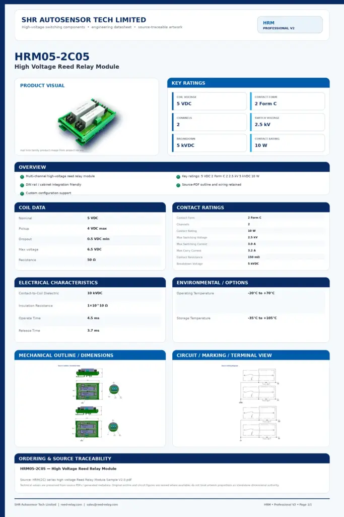 HRM05-2C05 professional datasheet preview