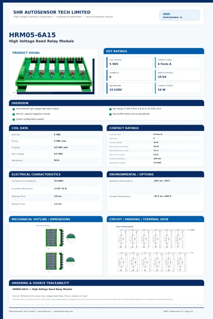 HRM05-6A15 professional datasheet preview