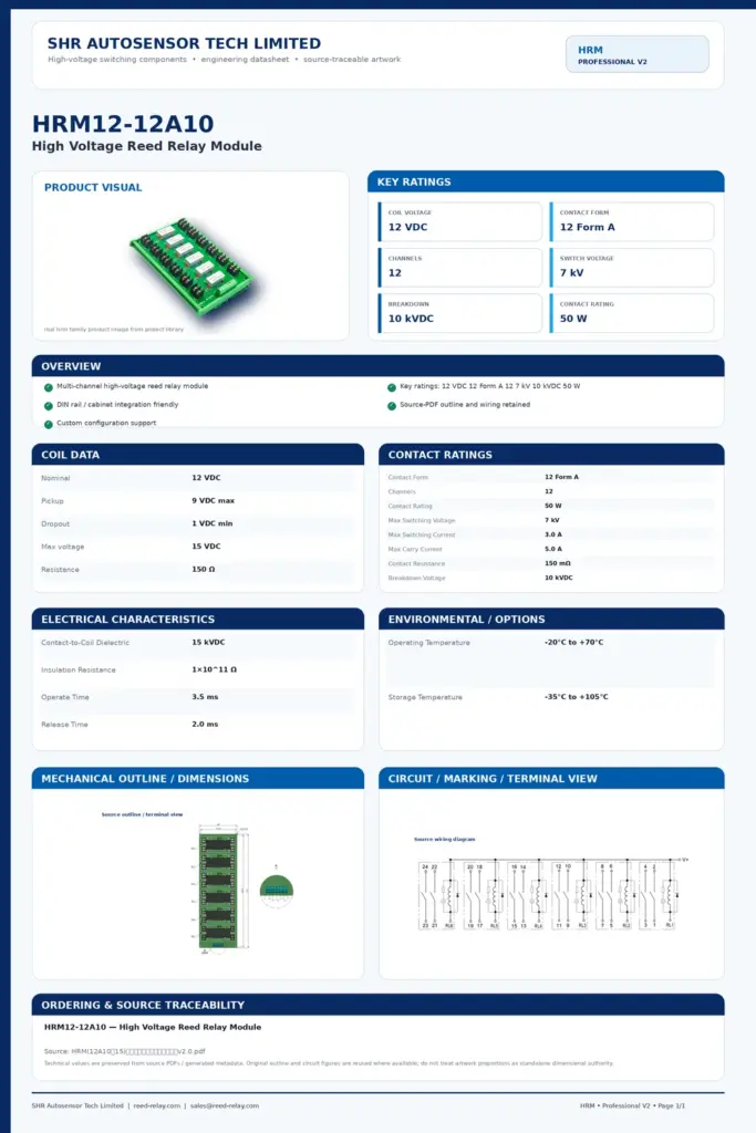 HRM12-12A10 professional datasheet preview
