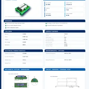HRM12-1A10 professional datasheet preview