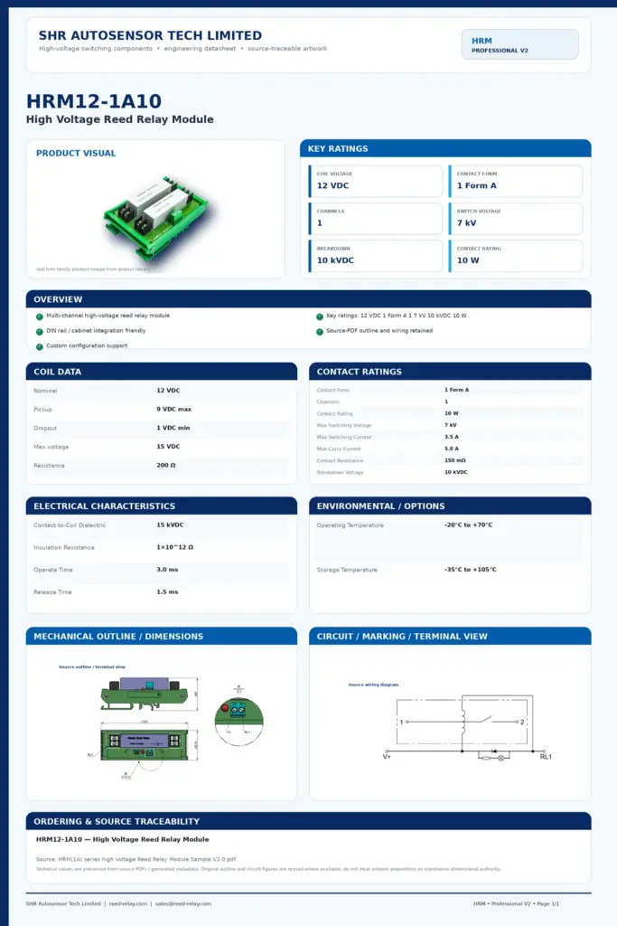HRM12-1A10 professional datasheet preview
