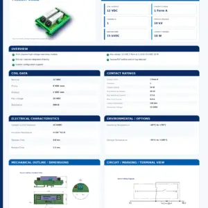 HRM12-1A15 professional datasheet preview