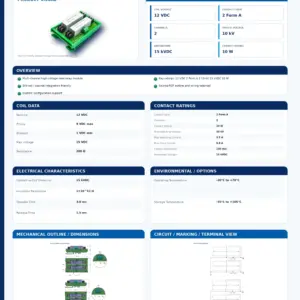 HRM12-2A15 professional datasheet preview