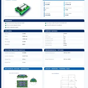 HRM12-2B10 professional datasheet preview
