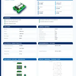 HRM12-2C05 professional datasheet preview