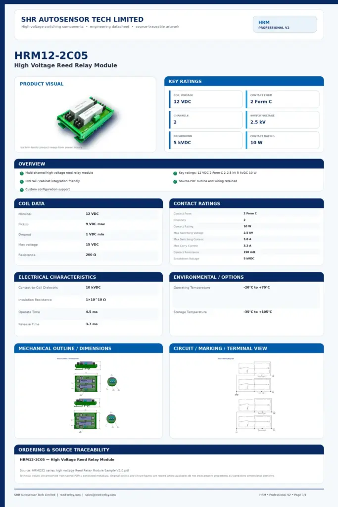 HRM12-2C05 professional datasheet preview