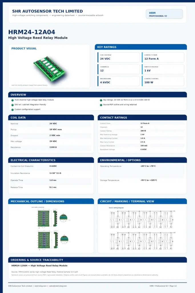 HRM24-12A04 professional datasheet preview