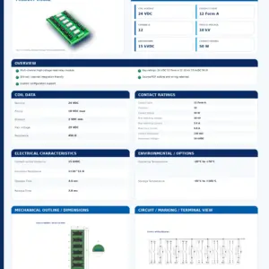 HRM24-12A15 professional datasheet preview