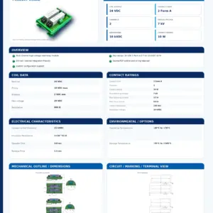 HRM24-2A10 professional datasheet preview