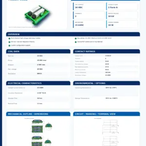 HRM24-2A15 professional datasheet preview