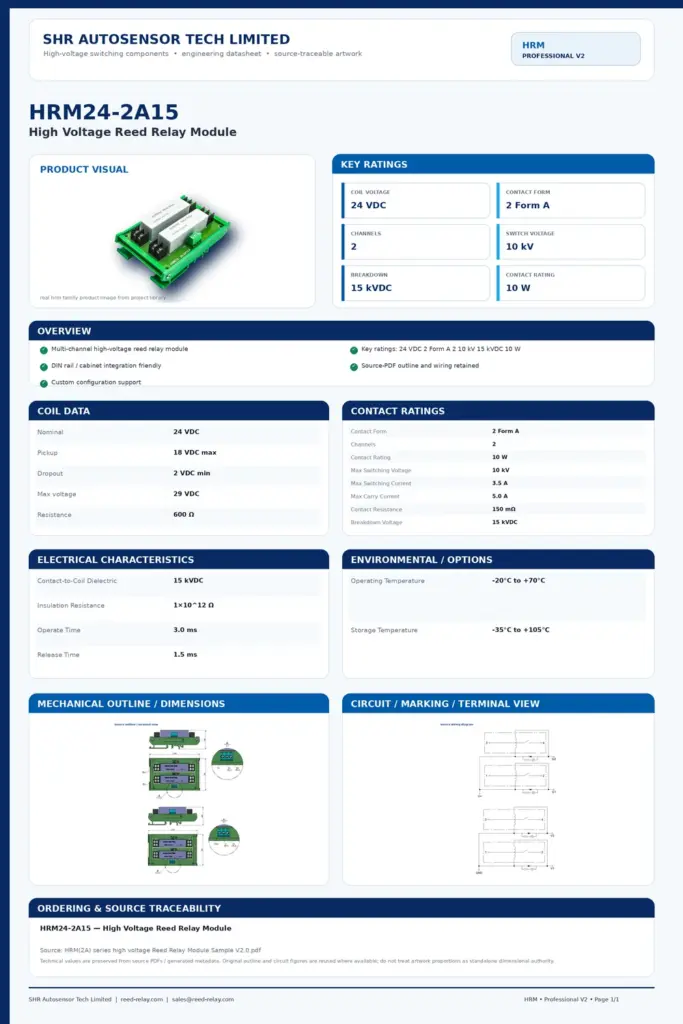 HRM24-2A15 professional datasheet preview