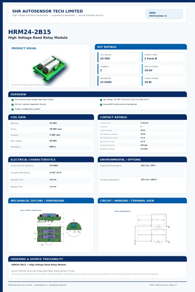 HRM24-2B15 professional datasheet preview
