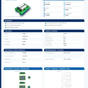 HRM24-2C01 professional datasheet preview