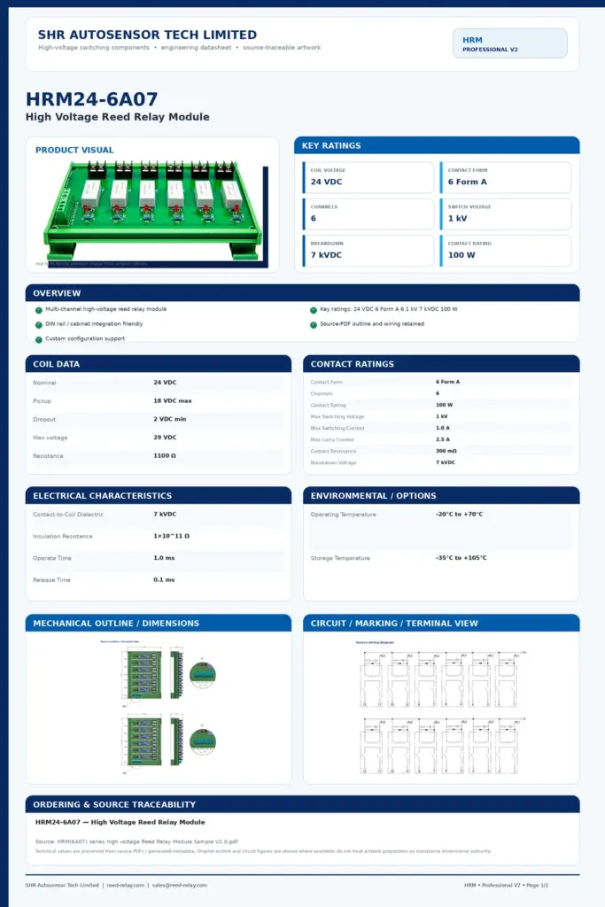 HRM24-6A07 professional datasheet preview