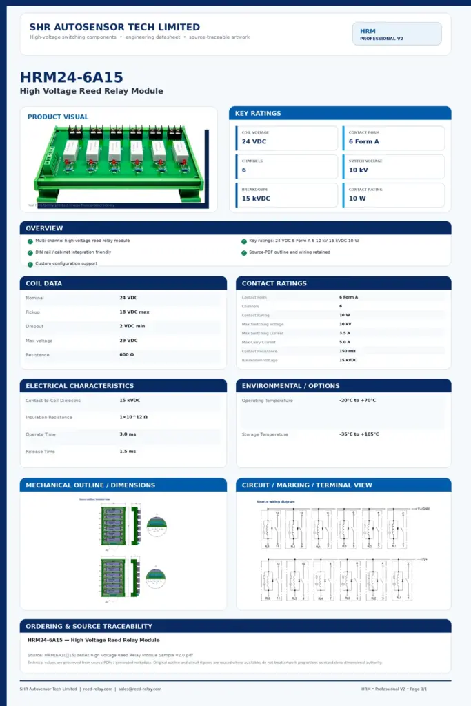 HRM24-6A15 professional datasheet preview