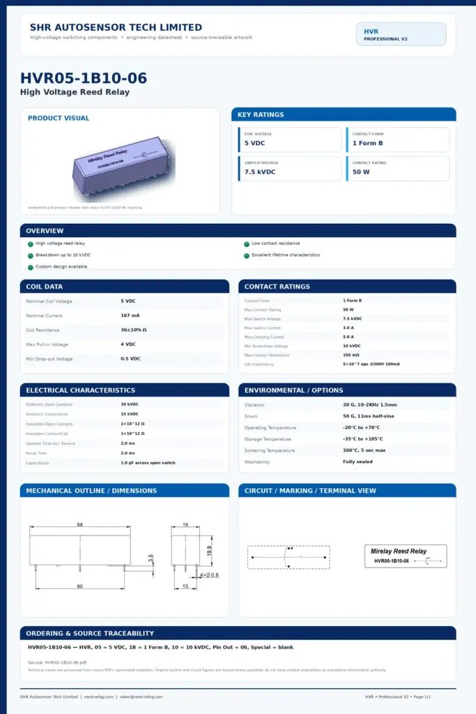 HVR05-1B10-06 professional datasheet preview