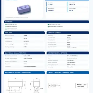 HVR12-1A05-P7 professional datasheet preview
