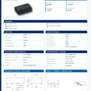 HVR12-1A08-P11 professional datasheet preview