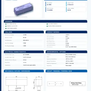 HVR12-1A10-02 professional datasheet preview