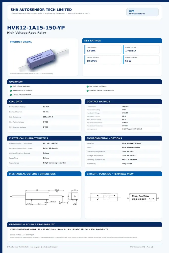 HVR12-1A15-150-YP professional datasheet preview