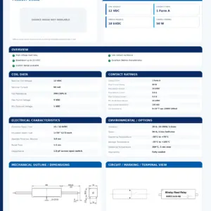 HVR12-1A15-156 professional datasheet preview
