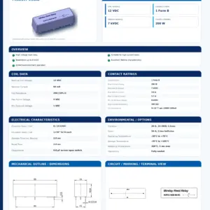 HVR12-1B08-06-HC professional datasheet preview