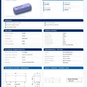 HVR12-1C05 professional datasheet preview
