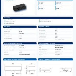 HVR12-2A15-01 professional datasheet preview
