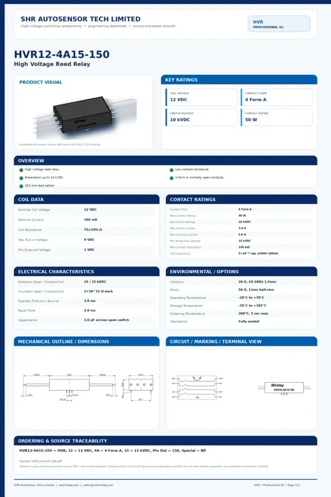 HVR12-4A15-150 professional datasheet preview