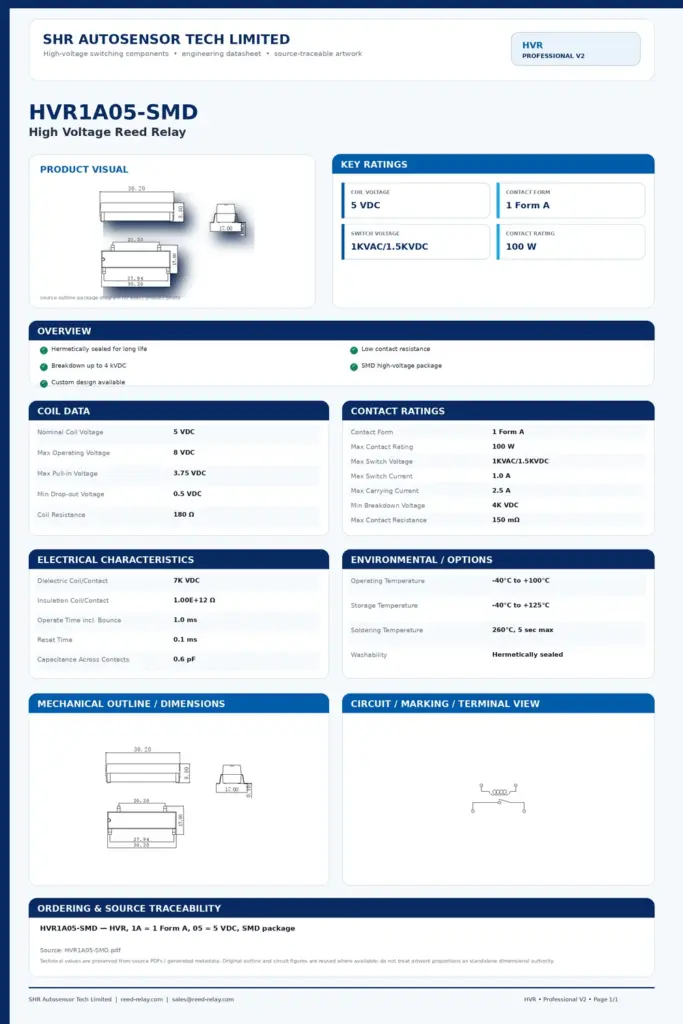 HVR1A05-SMD professional datasheet preview