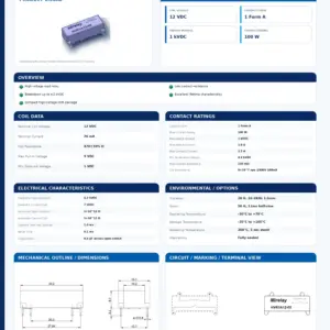 HVR1A12-03 professional datasheet preview