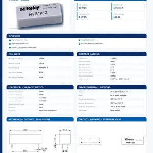 HVR1A12 professional datasheet preview