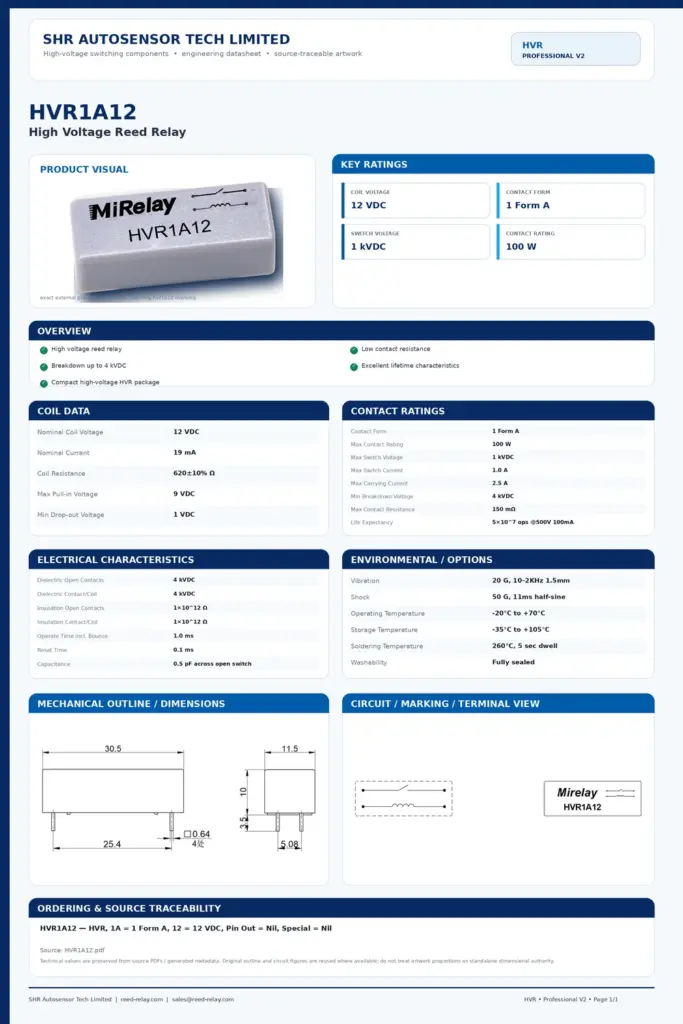 HVR1A12 professional datasheet preview