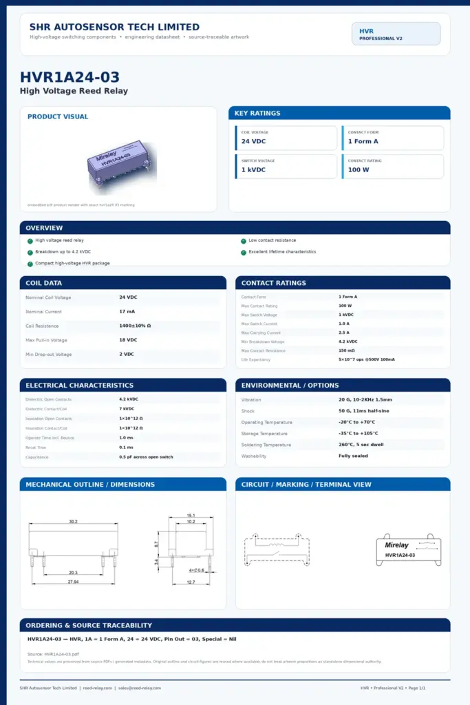 HVR1A24-03 professional datasheet preview