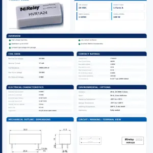 HVR1A24 professional datasheet preview