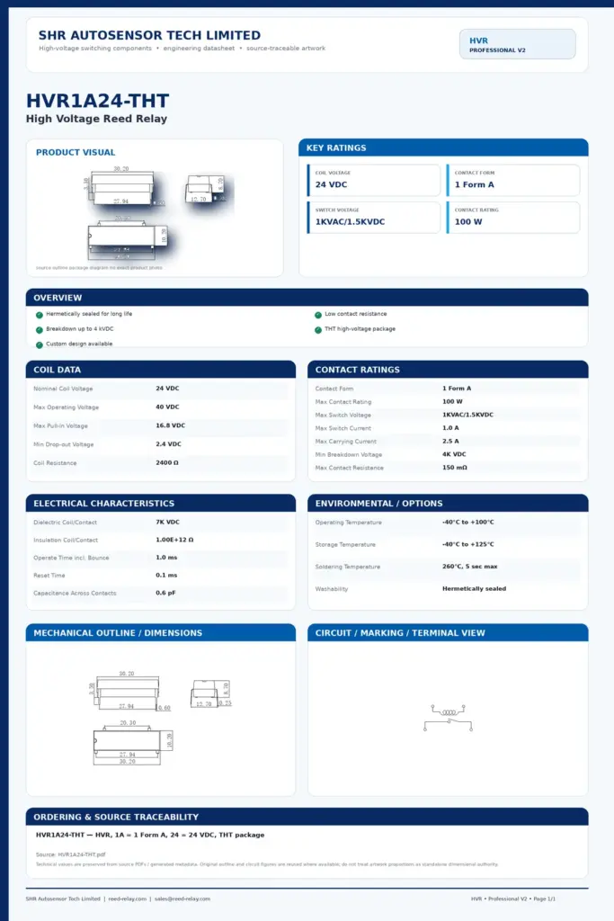 HVR1A24-THT professional datasheet preview