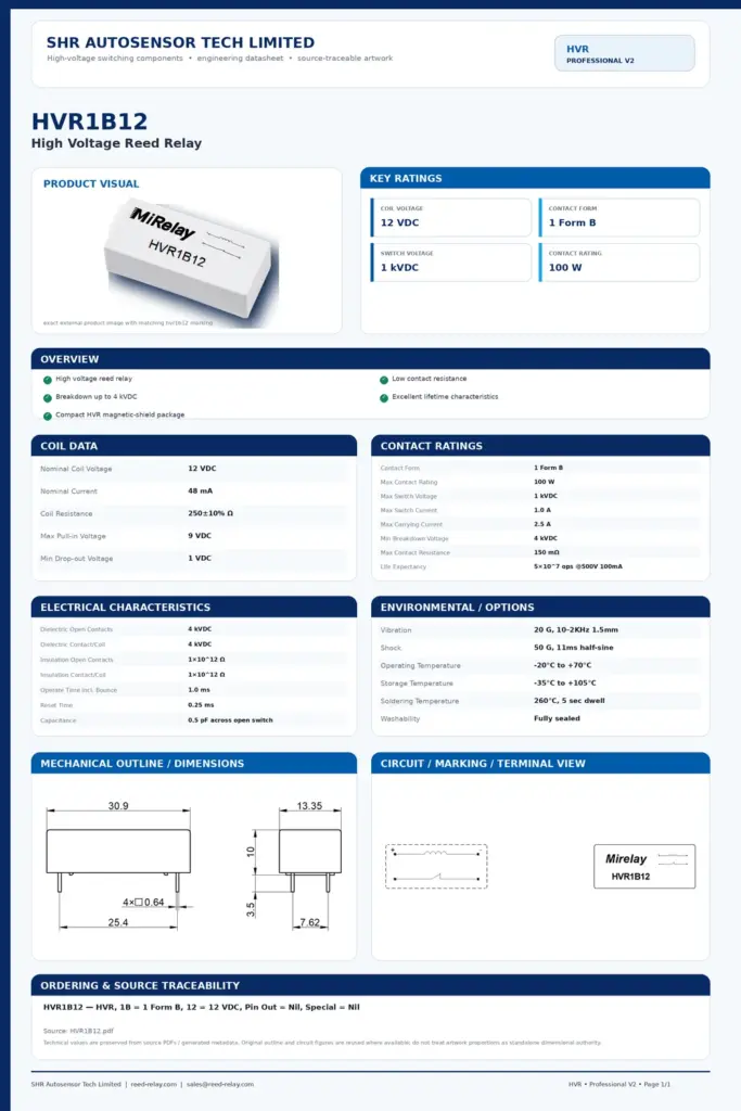 HVR1B12 professional datasheet preview