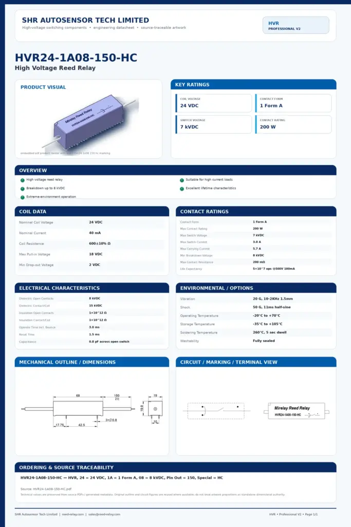 HVR24-1A08-150-HC professional datasheet preview